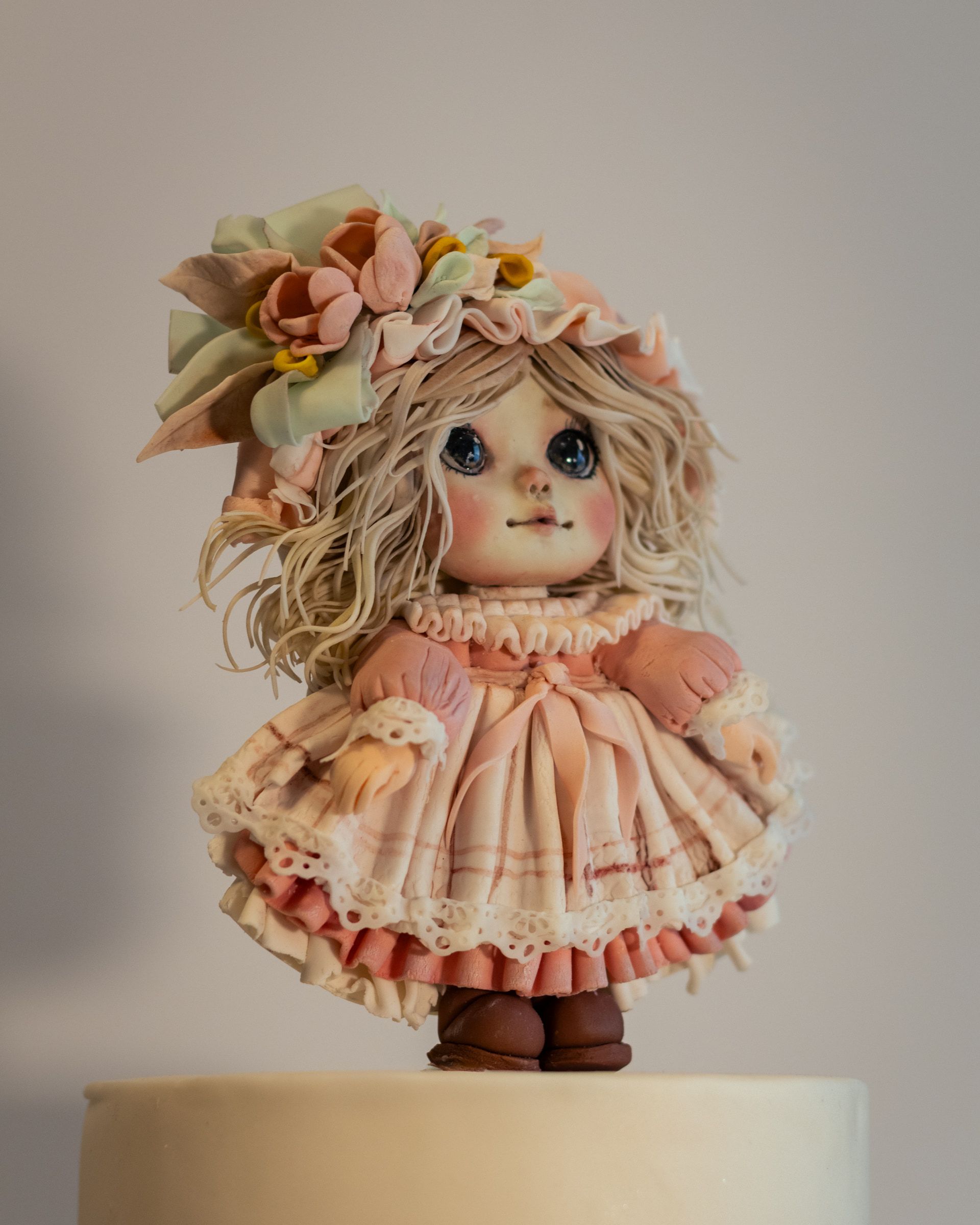 Flower crown doll