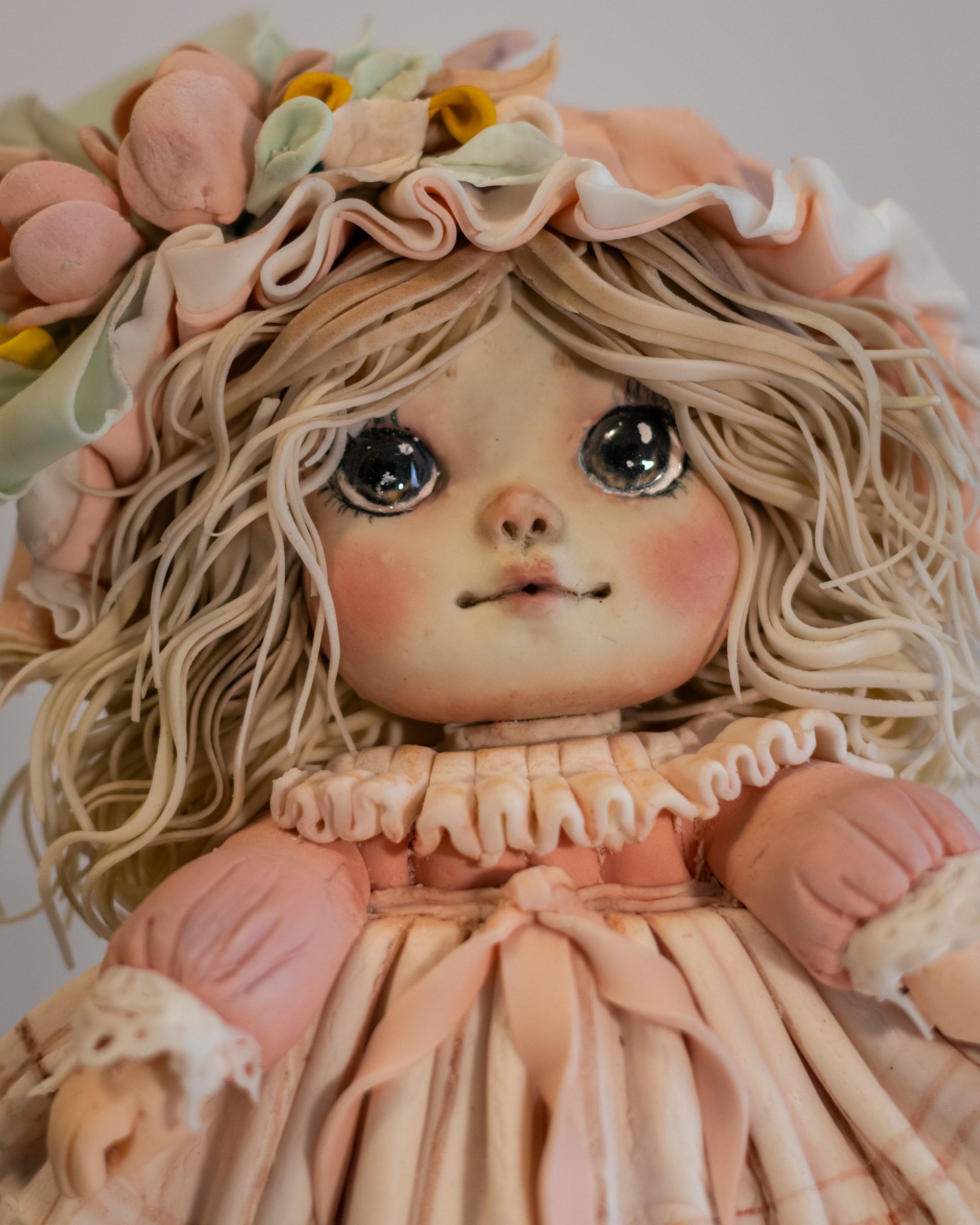 Flower crown doll